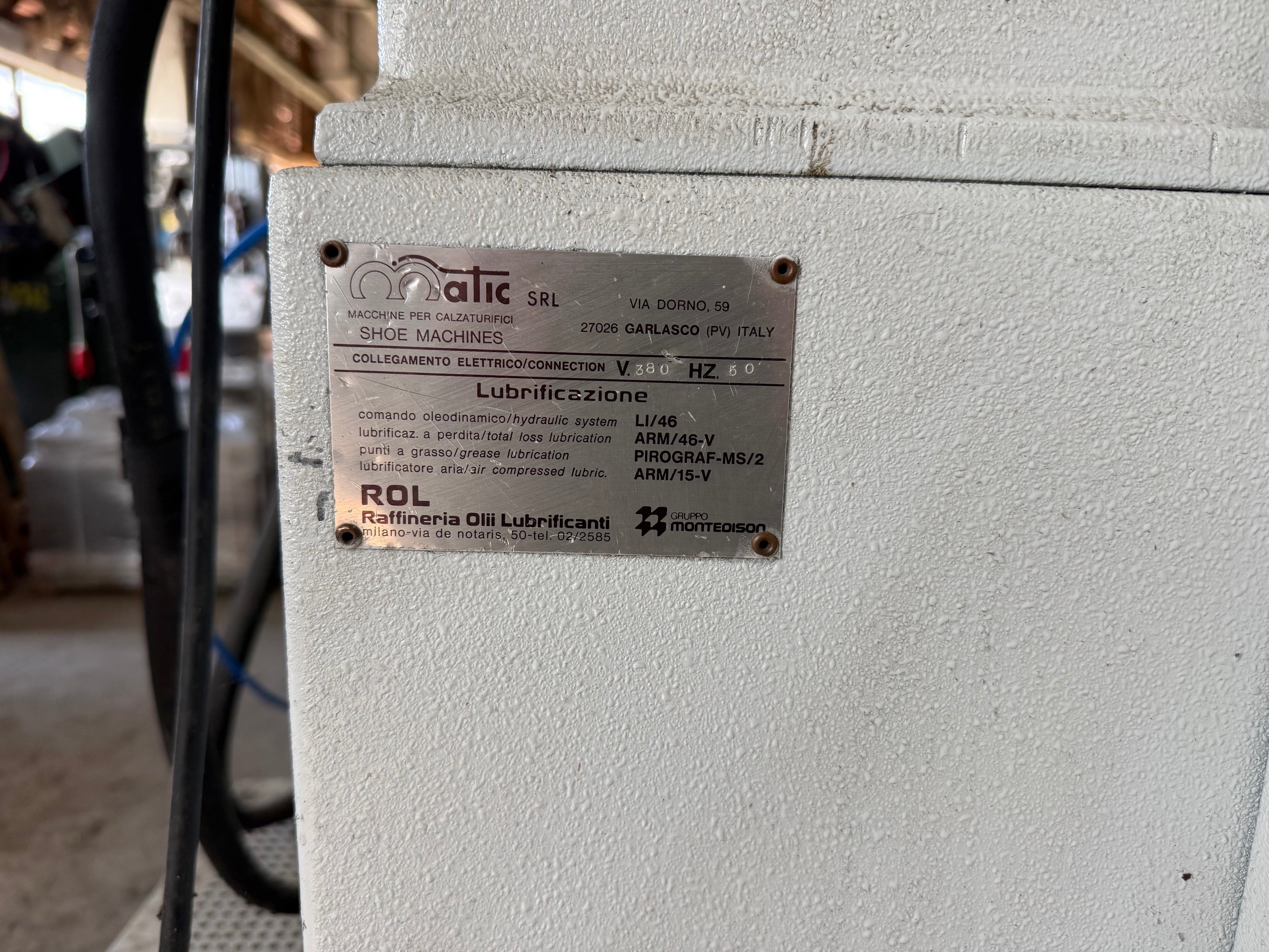 Matic SRL 4-station backpart moulding system