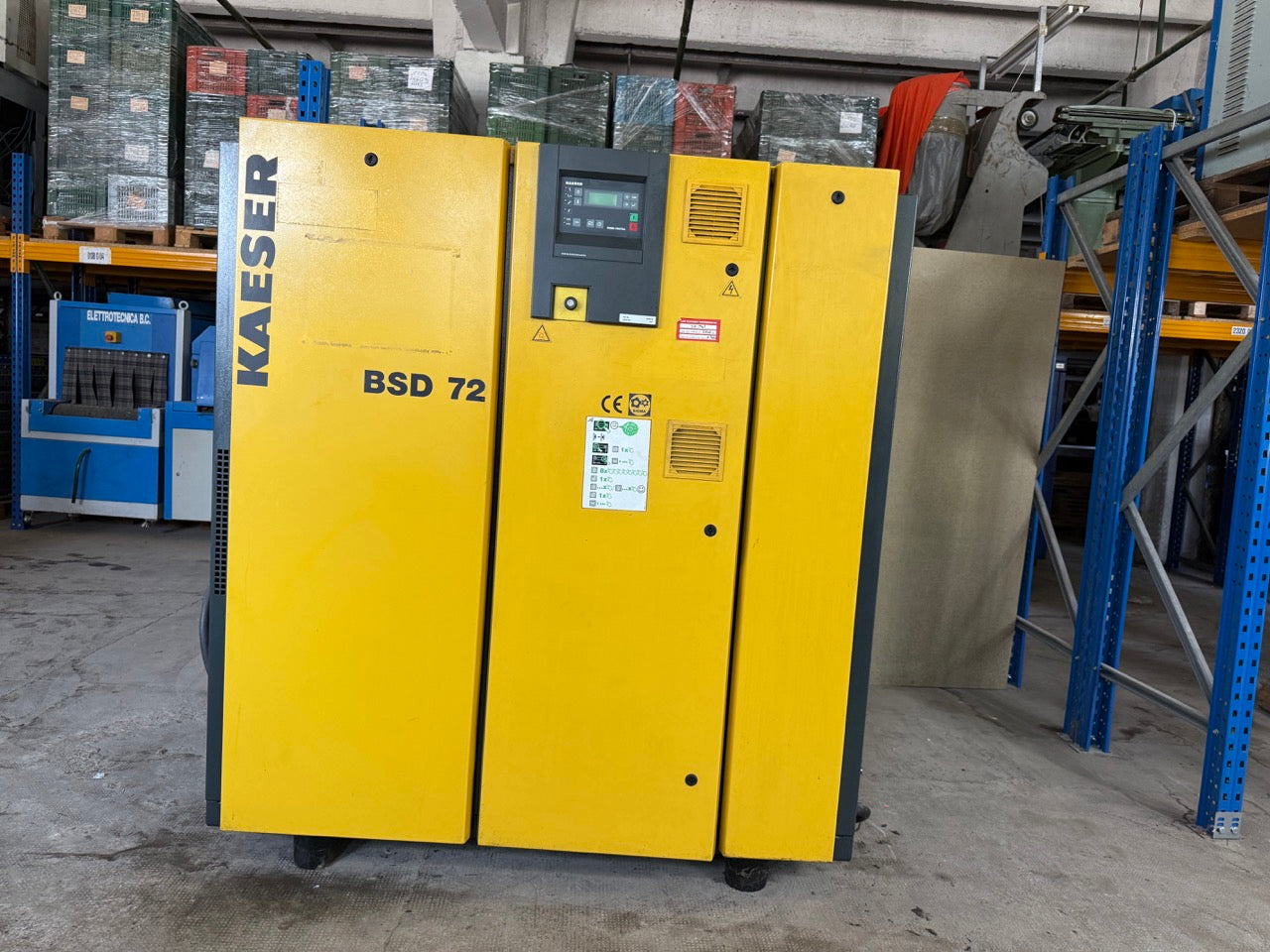 Kaeser BSD 72 screw compressor