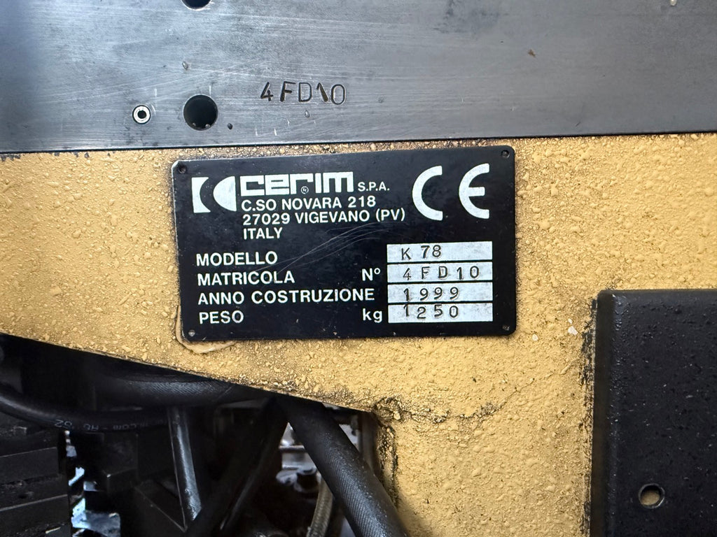 Cerim K78 automatic toe lasting machine