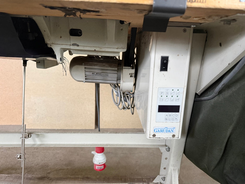 Garudan GP-510-449 single-needle, industrial post-bed sewing machine