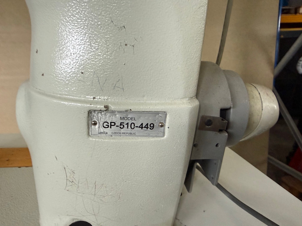 Garudan GP-510-449 single-needle, industrial post-bed sewing machine