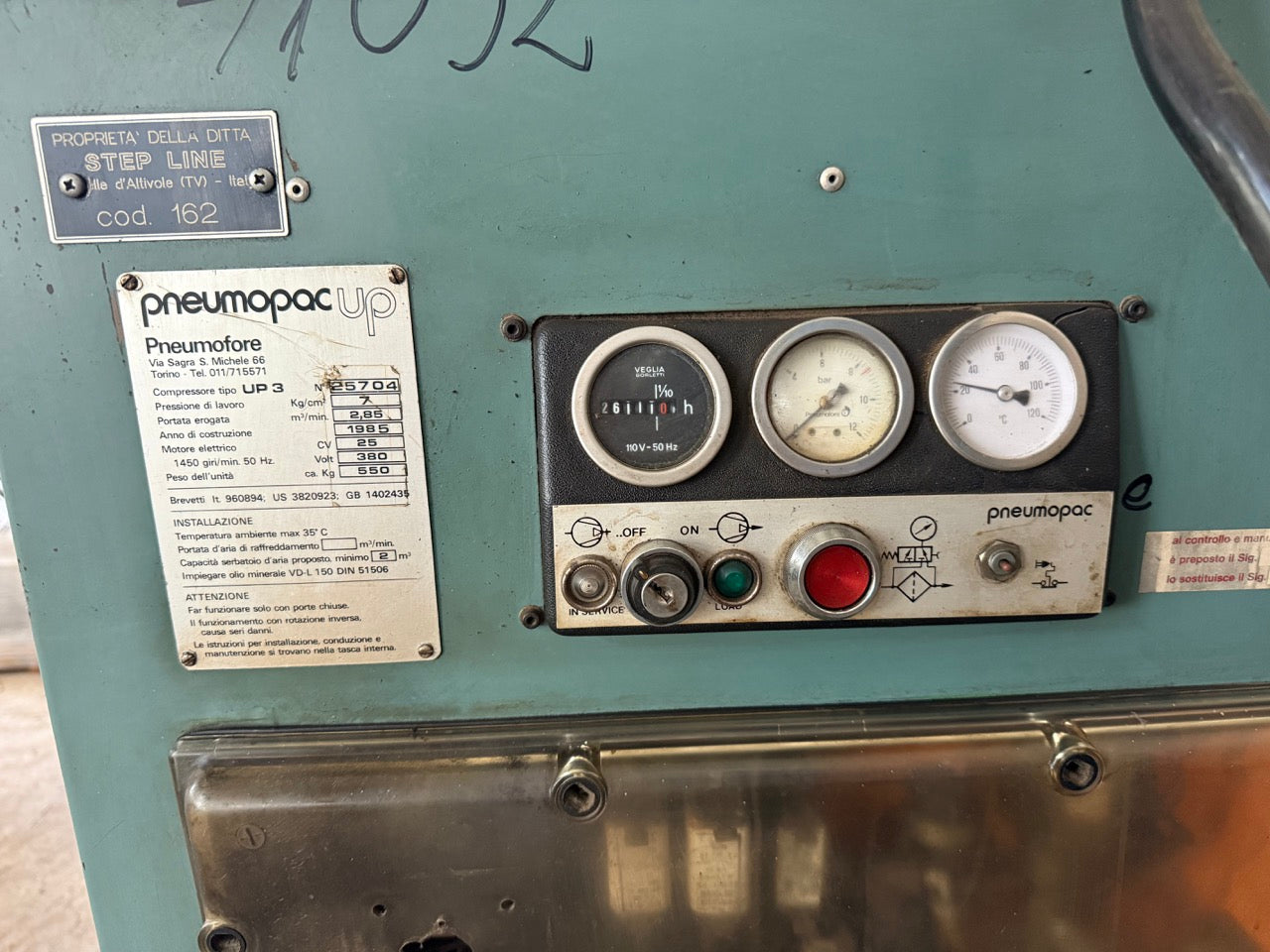 Pneumopac UP rotaty air compressor