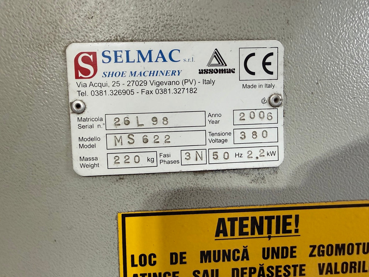 Selmac professional shoe repair finisher / brushing machine