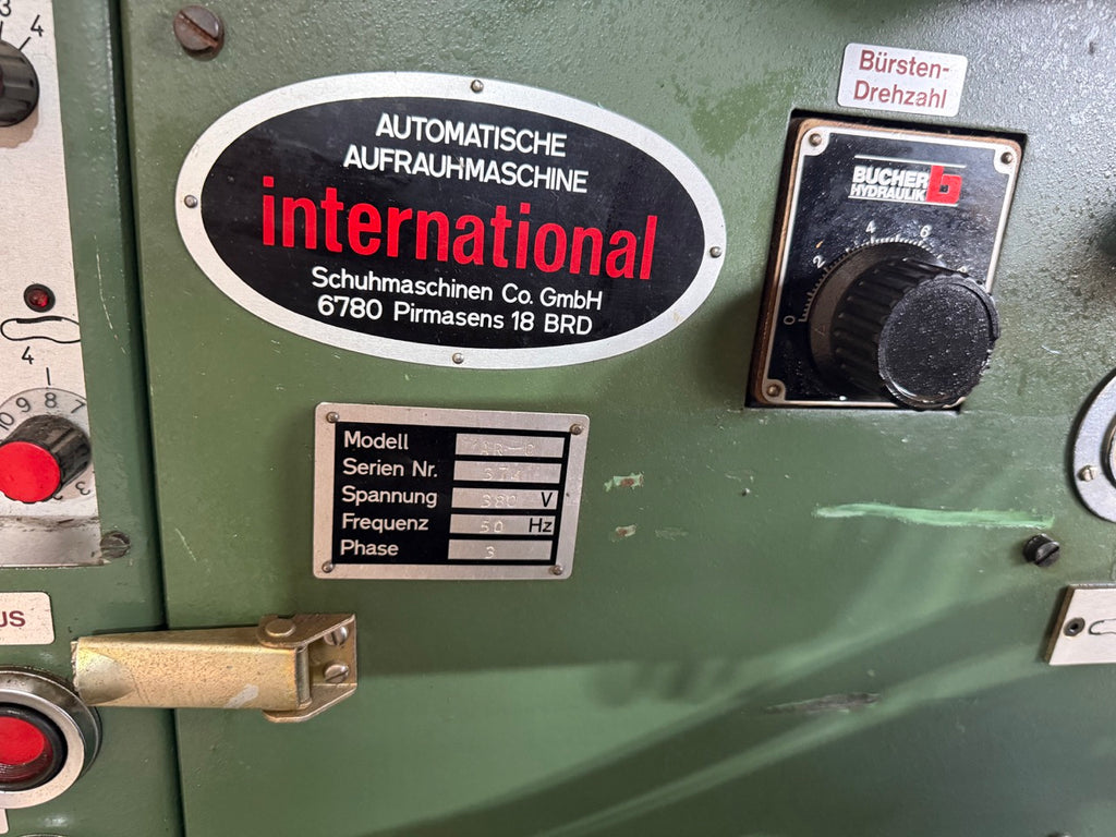 International AR-C automatic bottom roughin machine