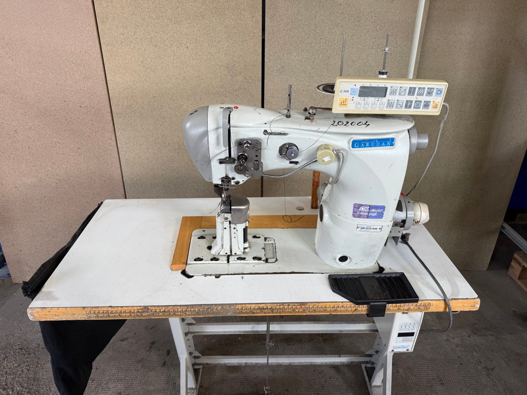 Garudan GP-510-449 Single-needle, industrial post-bed sewing machine