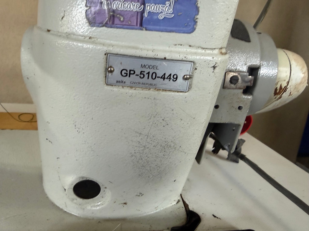 Garudan GP-510-449 Single-needle, industrial post-bed sewing machine