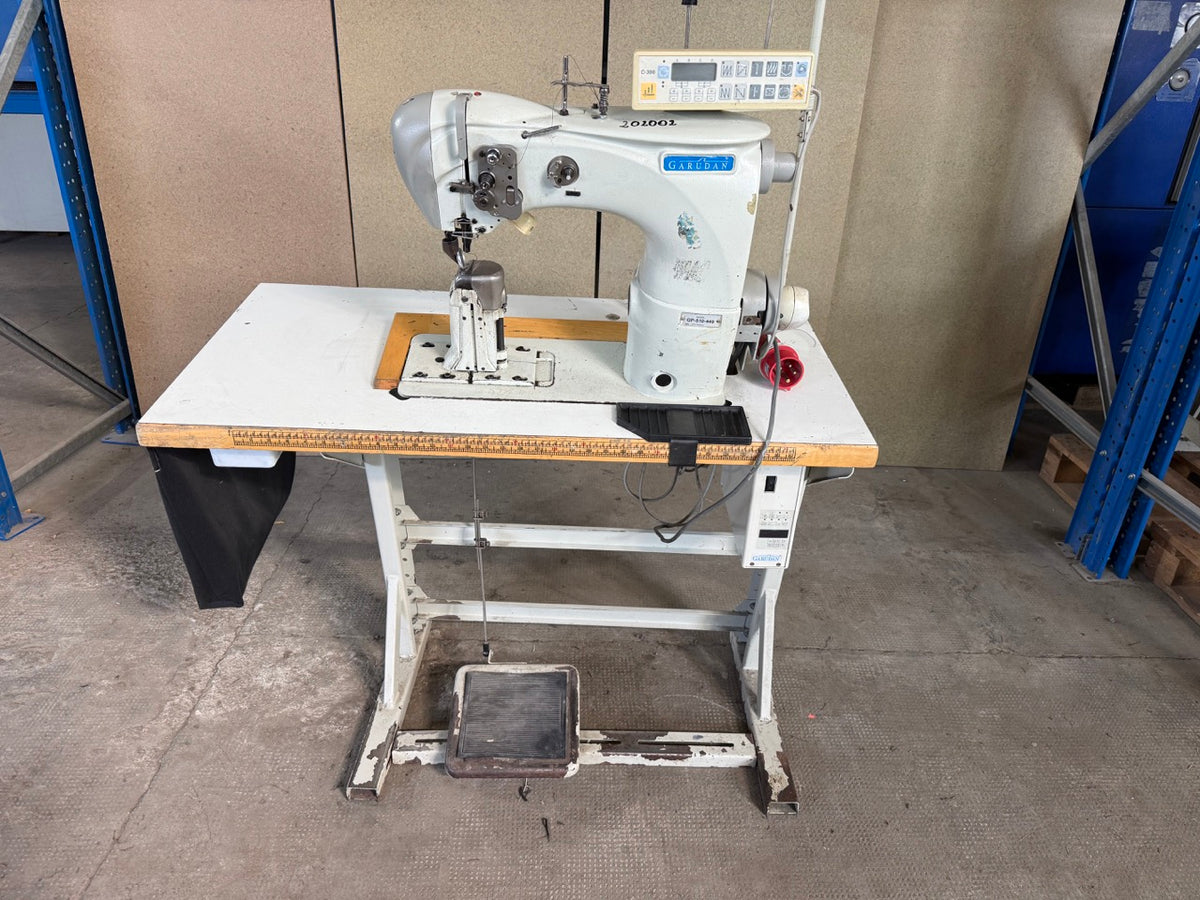 Garudan GP-510-449 Single-needle, industrial post-bed sewing machine
