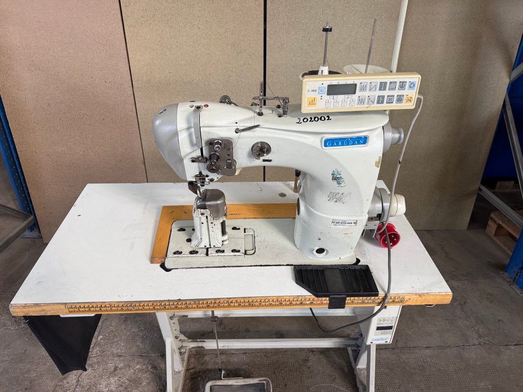 Garudan GP-510-449 Single-needle, industrial post-bed sewing machine