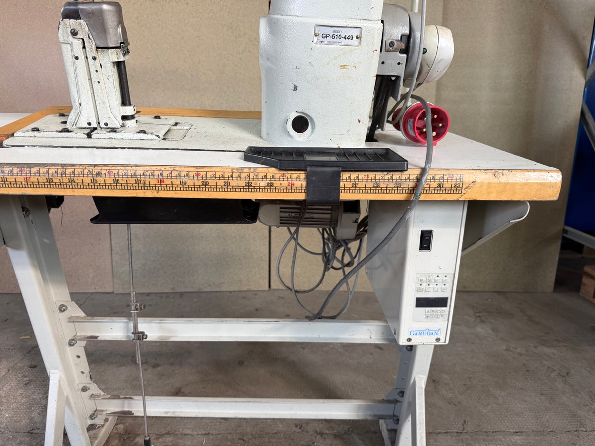 Garudan GP-510-449 Single-needle, industrial post-bed sewing machine