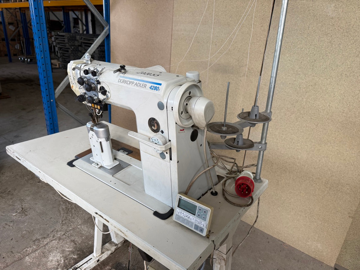 Dürkopf Adler 4280 post-bed industrial stitching machine